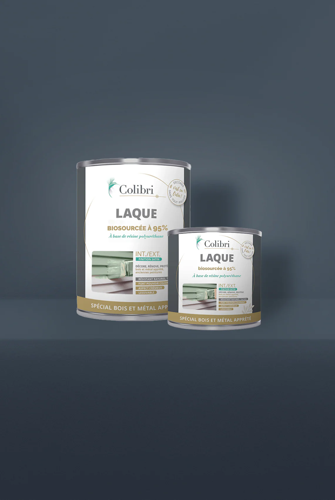 Atlantide - Laque biosourcée bois et métal - Image 2
