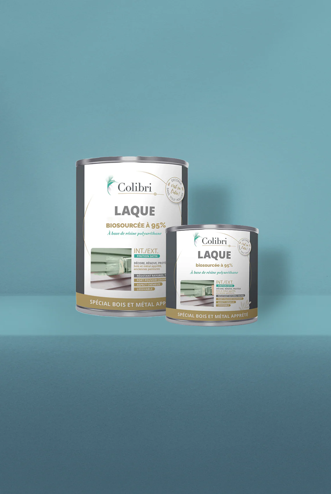 Aztèque - Laque biosourcée bois et métal - Image 2