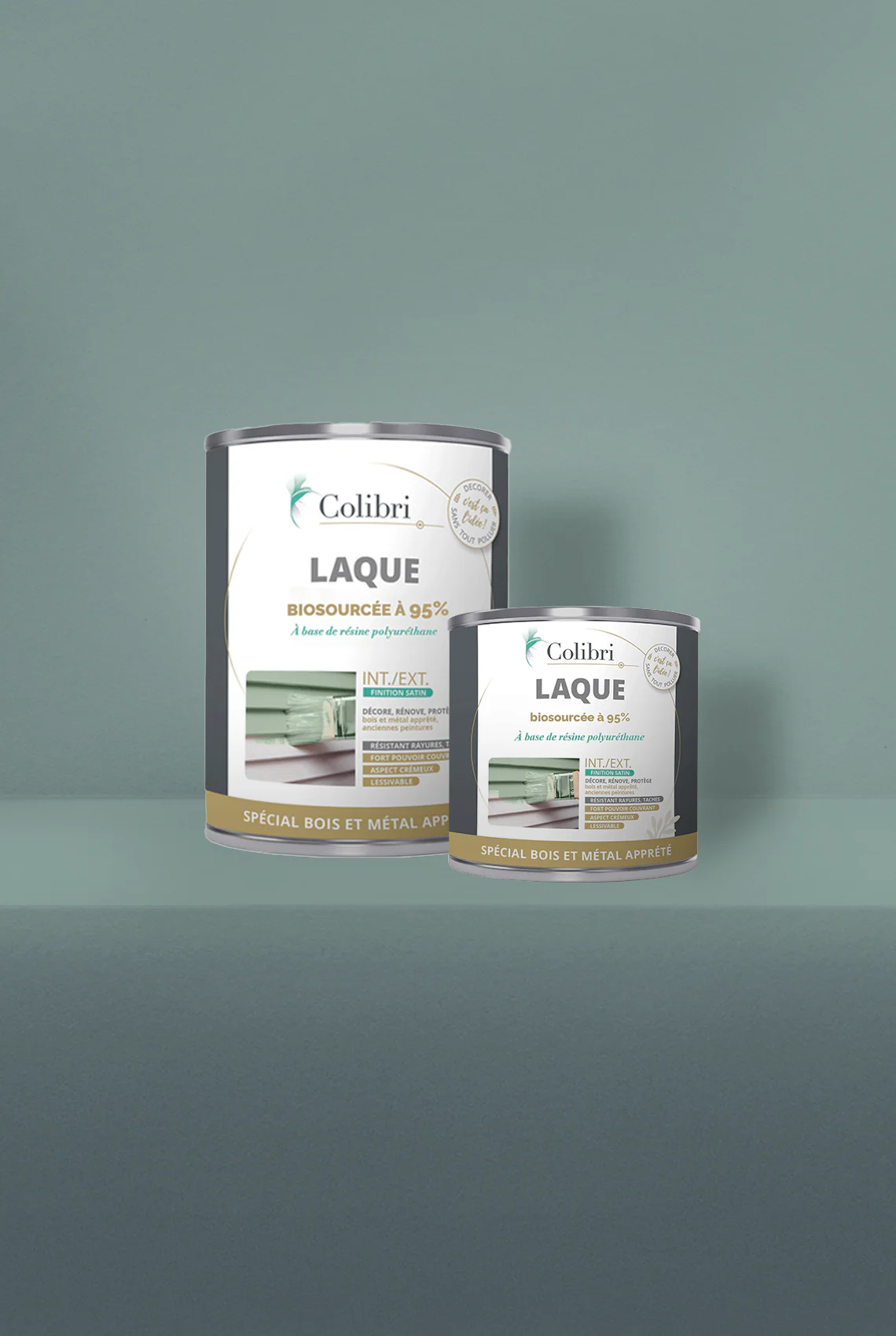 Céladon - Laque biosourcée bois et métal - Image 2