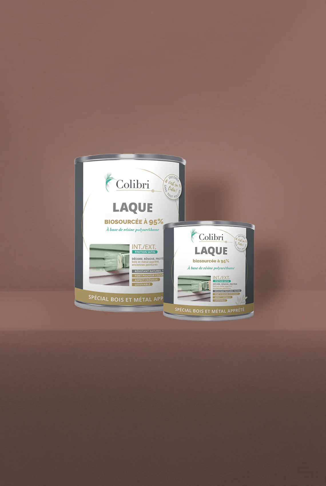 Cuirasse - Laque biosourcée bois et métal - Image 2