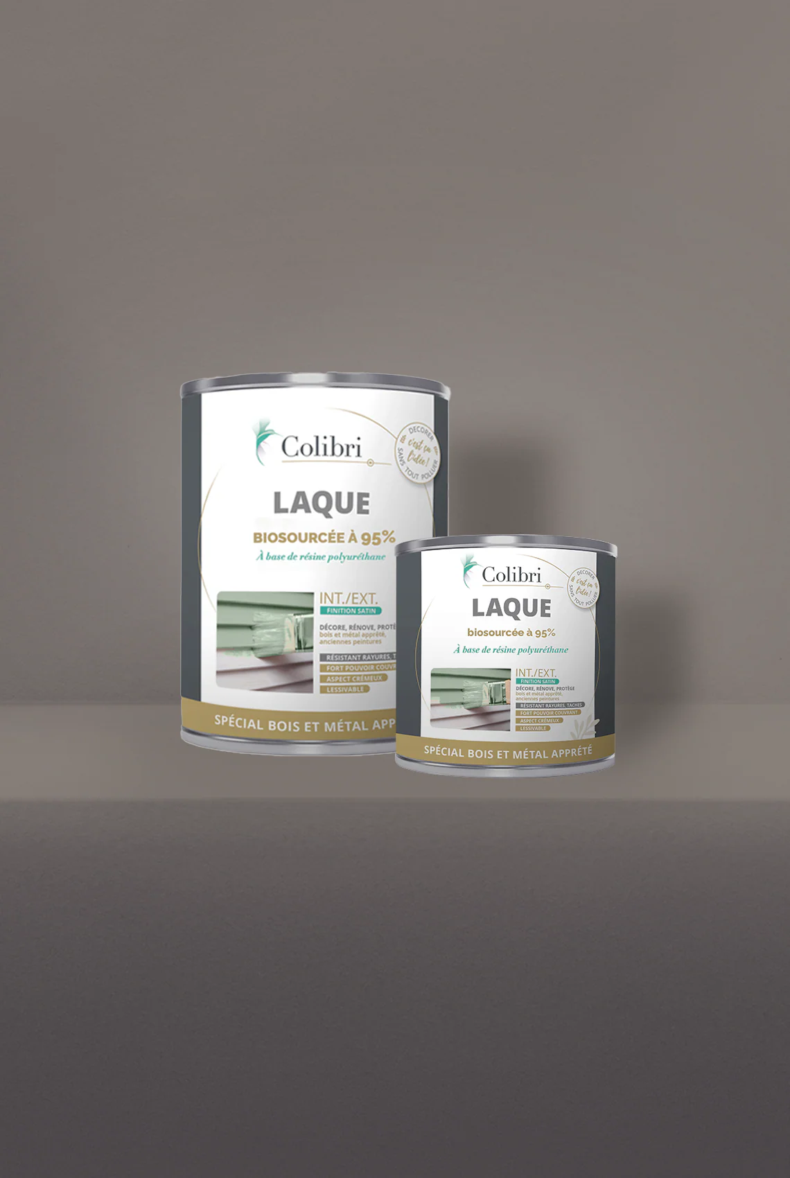 Eperon - Laque biosourcée bois et métal - Image 2
