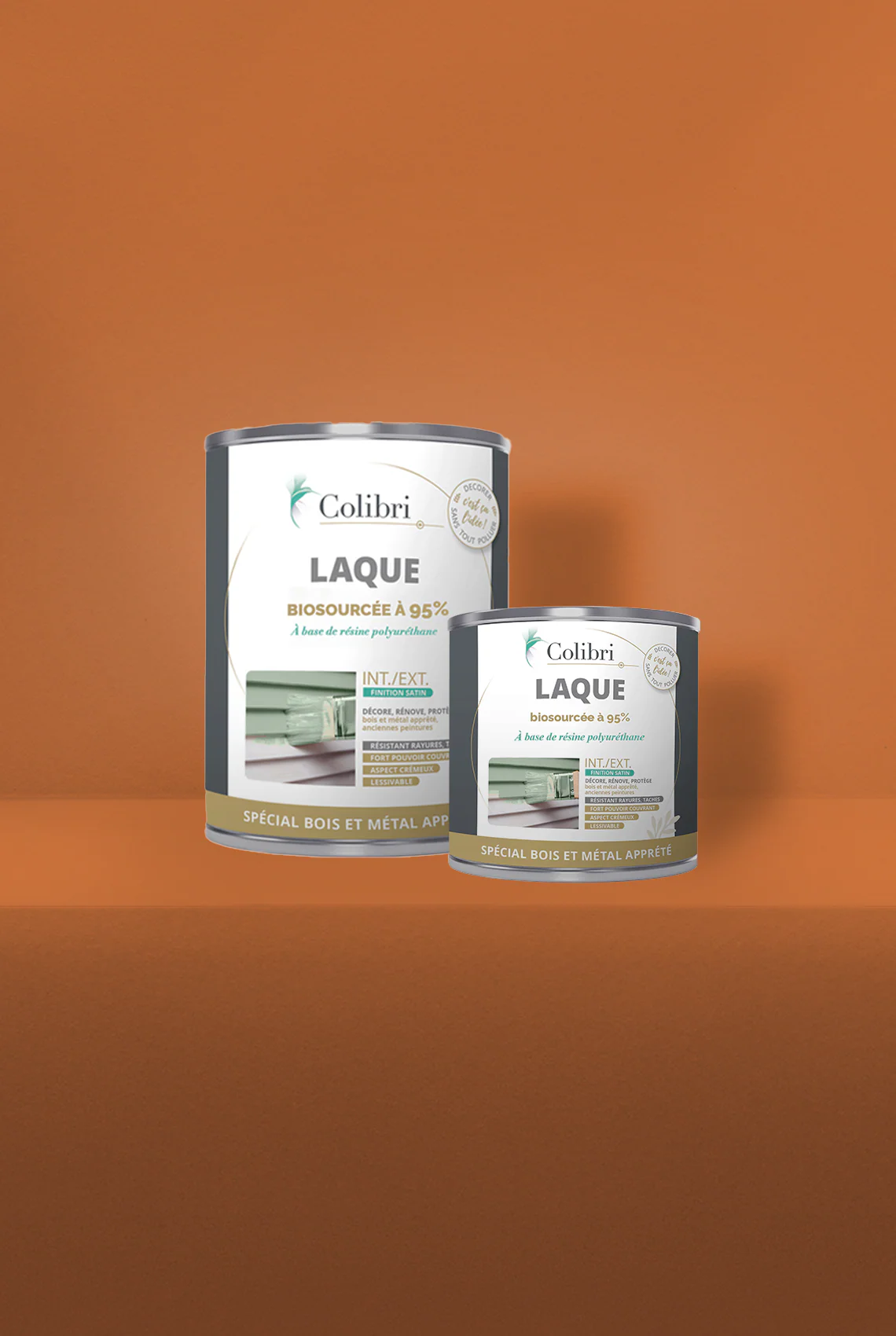 Linotte - Laque biosourcée bois et métal - Image 2