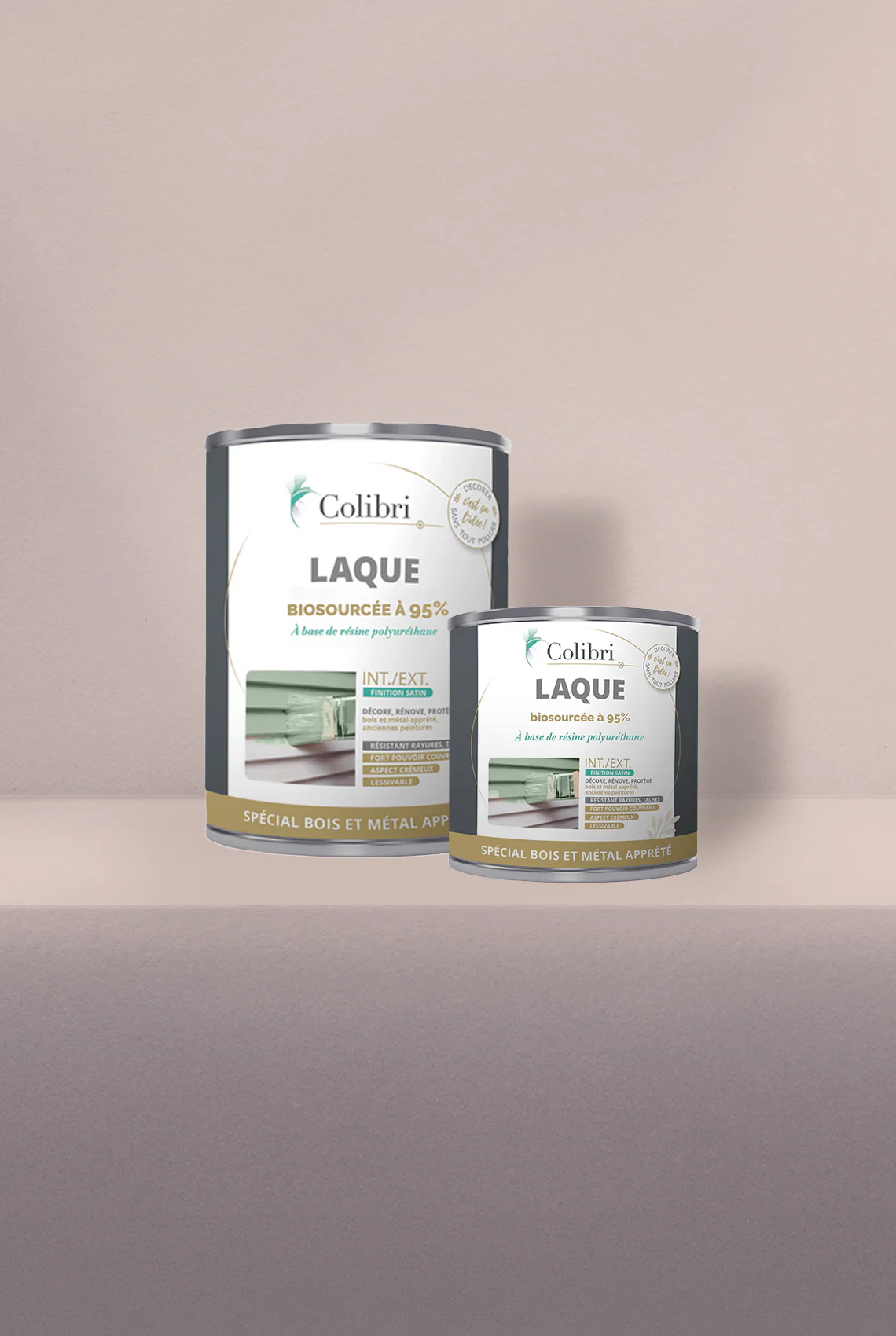 Lucy - Laque biosourcée bois et métal - Image 2