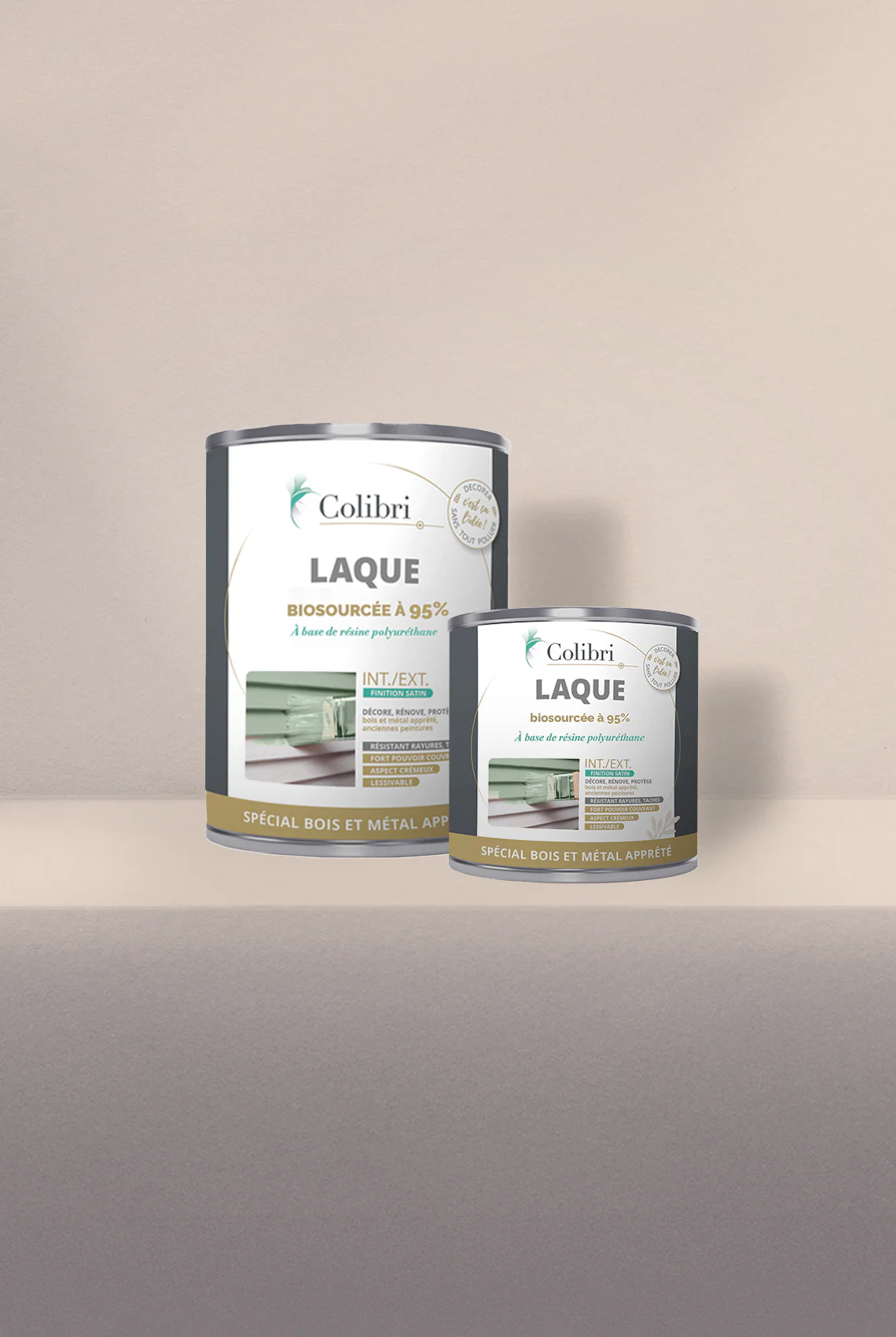 Majolique - Laque biosourcée bois et métal - Image 2