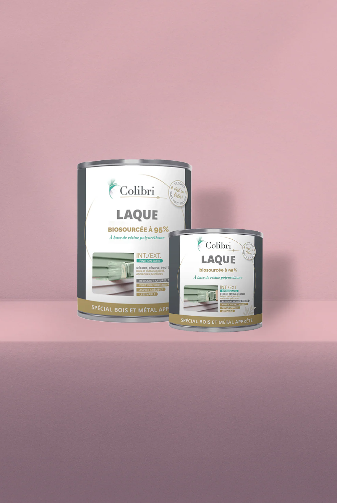 Mignardise - Laque biosourcée bois et métal - Image 2