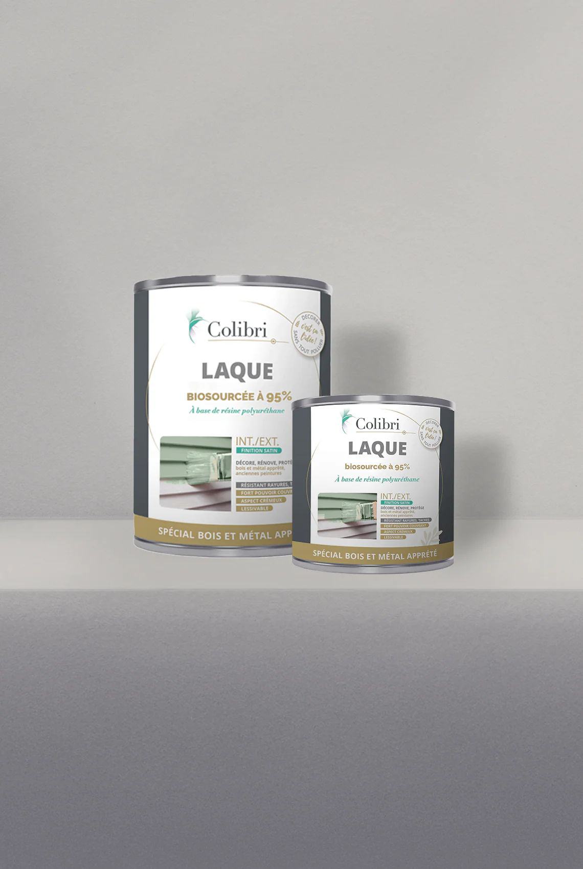 Naisse - Laque biosourcée bois et métal - Image 2