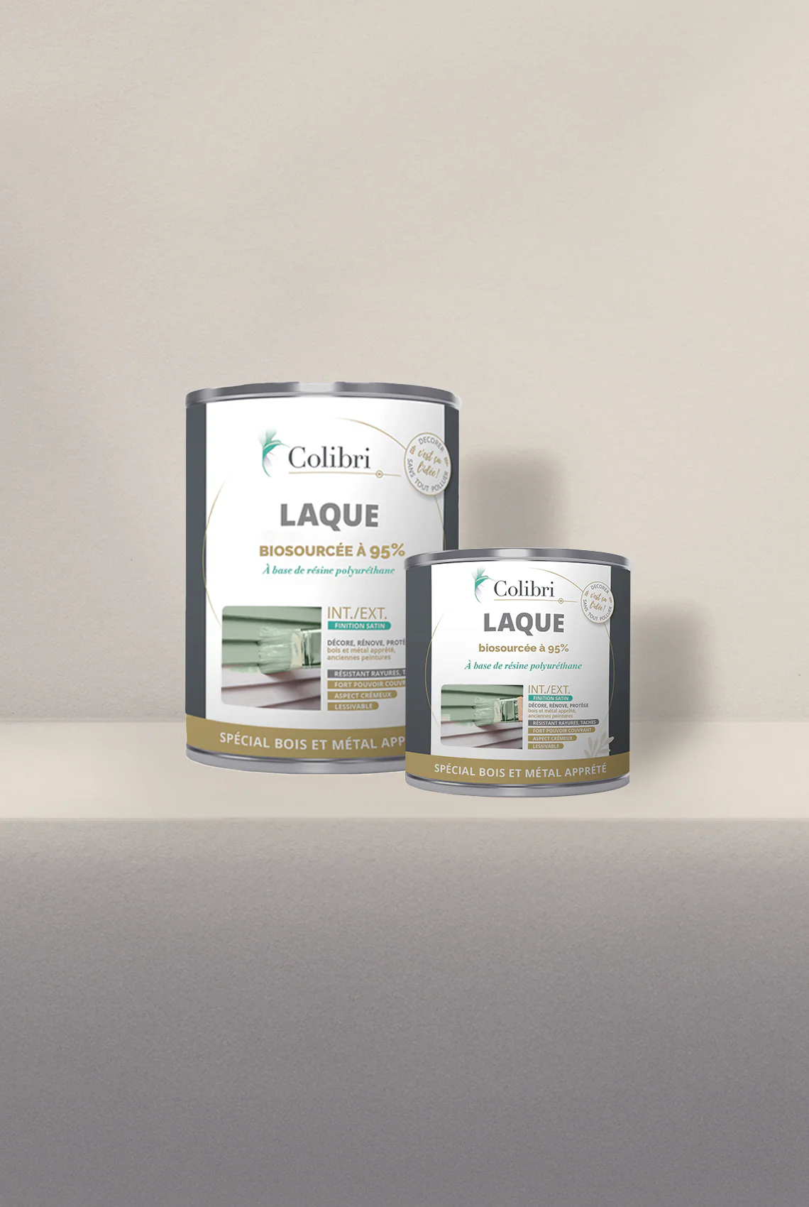 Porcellana - Laque biosourcée bois et métal - Image 2